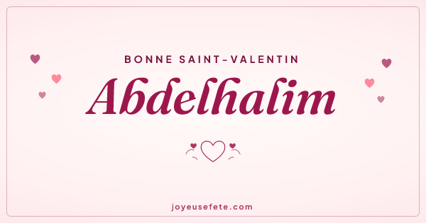 Image « Bonne Saint-Valentin Abdelhalim » au format large