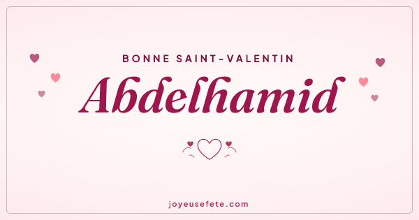 Image « Bonne Saint-Valentin Abdelhamid » au format large