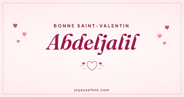 Image « Bonne Saint-Valentin Abdeljalil » au format large