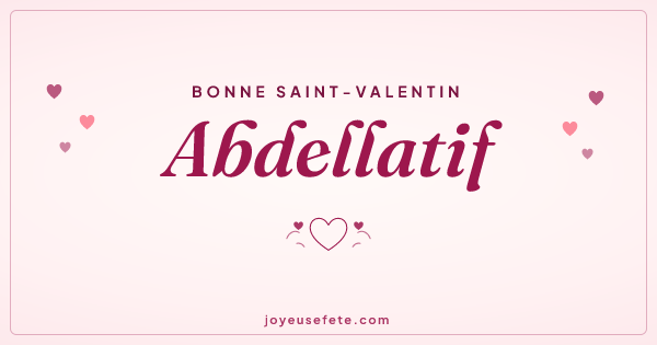 Image « Bonne Saint-Valentin Abdellatif » au format large