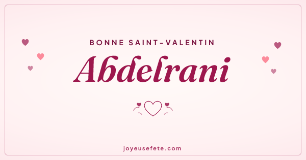 Image « Bonne Saint-Valentin Abdelrani » au format large
