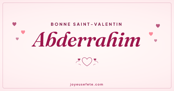Image « Bonne Saint-Valentin Abderrahim » au format large