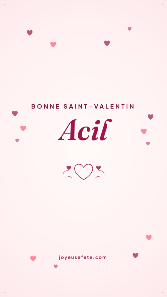 Image « Bonne Saint-Valentin Acil » au format story