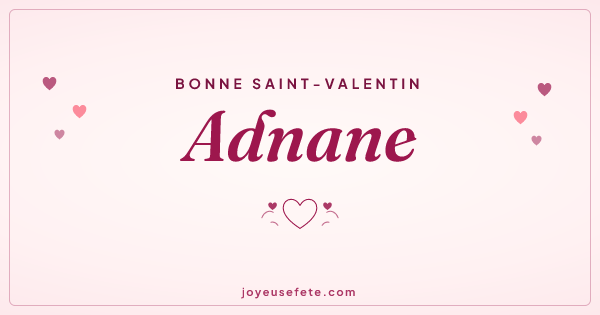 Image « Bonne Saint-Valentin Adnane » au format large