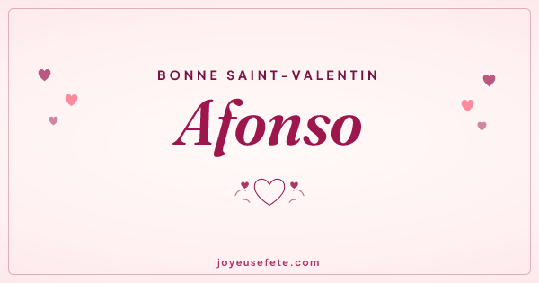 Image « Bonne Saint-Valentin Afonso » au format large