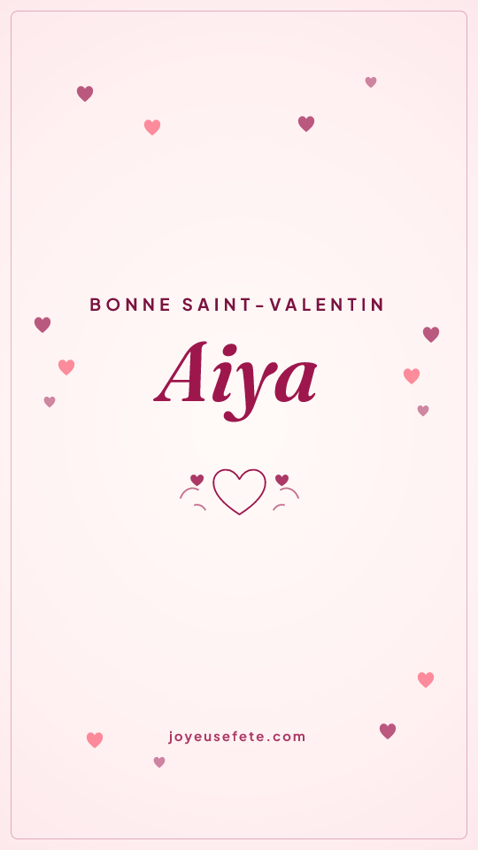 Image « Bonne Saint-Valentin Aiya » au format story