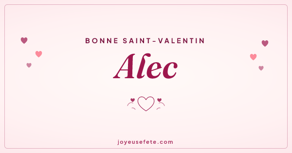 Image « Bonne Saint-Valentin Alec » au format large