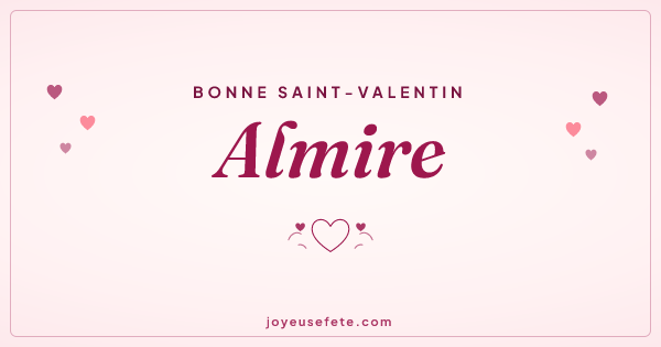 Image « Bonne Saint-Valentin Almire » au format large