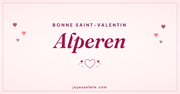 Image « Bonne Saint-Valentin Alperen » au format large