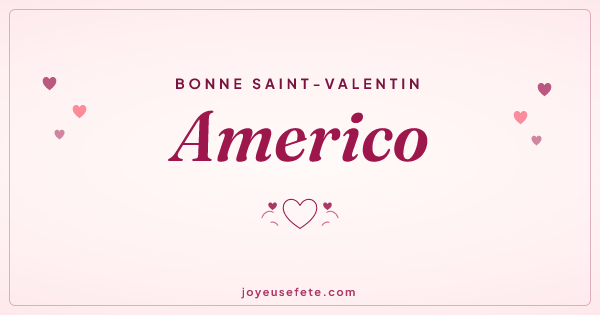 Image « Bonne Saint-Valentin Americo » au format large