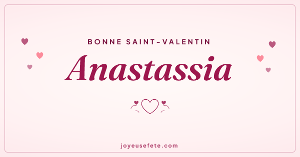 Image « Bonne Saint-Valentin Anastassia » au format large