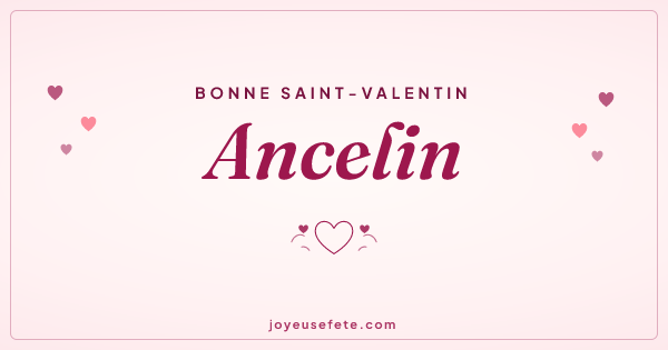 Image « Bonne Saint-Valentin Ancelin » au format large