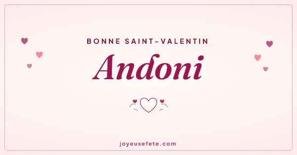 Image « Bonne Saint-Valentin Andoni » au format large