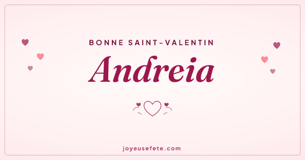 Image « Bonne Saint-Valentin Andreia » au format large