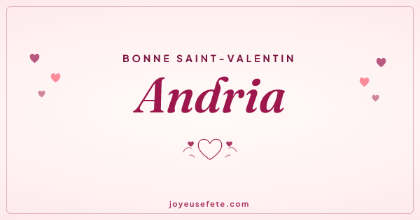 Image « Bonne Saint-Valentin Andria » au format large
