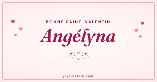 Image « Bonne Saint-Valentin Angélyna » au format large