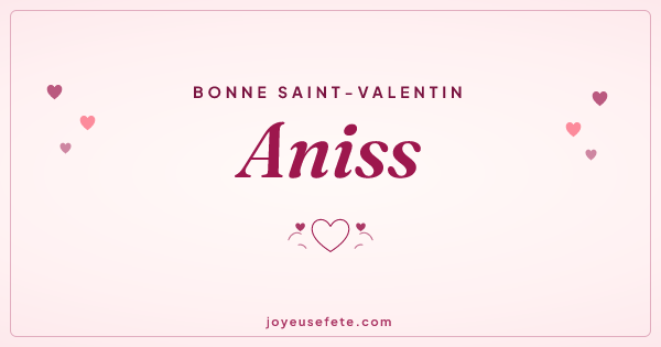 Image « Bonne Saint-Valentin Aniss » au format large