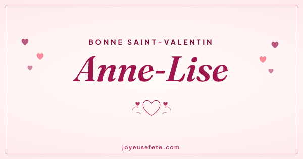 Image « Bonne Saint-Valentin Anne-Lise » au format large