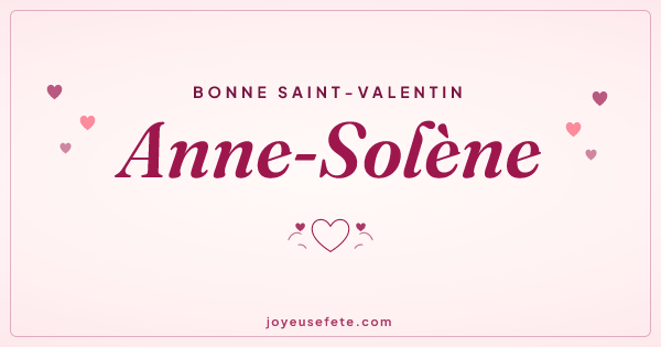 Image « Bonne Saint-Valentin Anne-Solène » au format large