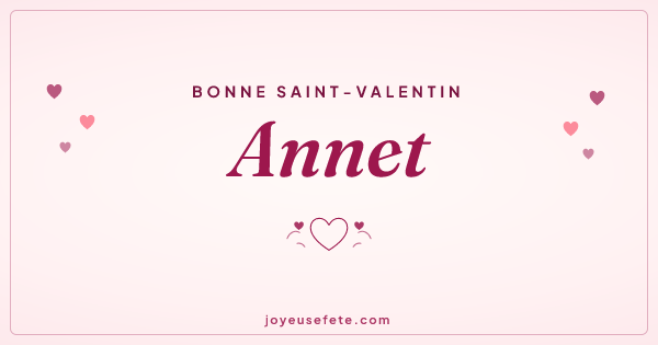 Image « Bonne Saint-Valentin Annet » au format large