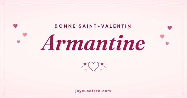 Image « Bonne Saint-Valentin Armantine » au format large