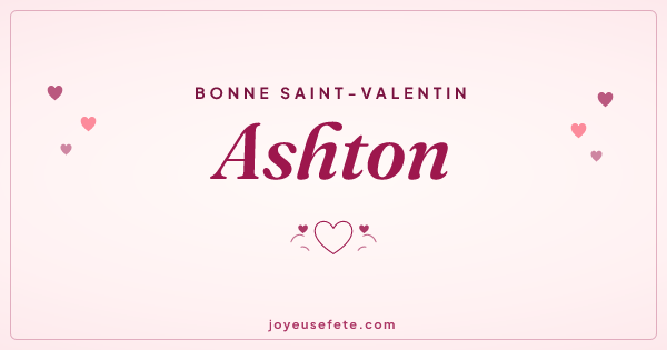 Image « Bonne Saint-Valentin Ashton » au format large