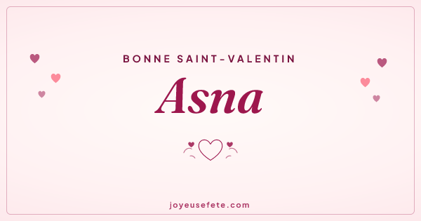 Image « Bonne Saint-Valentin Asna » au format large