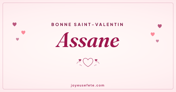 Image « Bonne Saint-Valentin Assane » au format large
