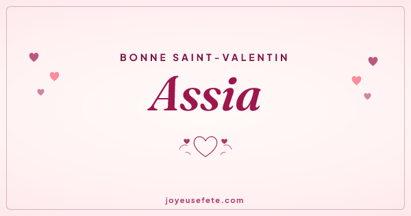 Image « Bonne Saint-Valentin Assia » au format large
