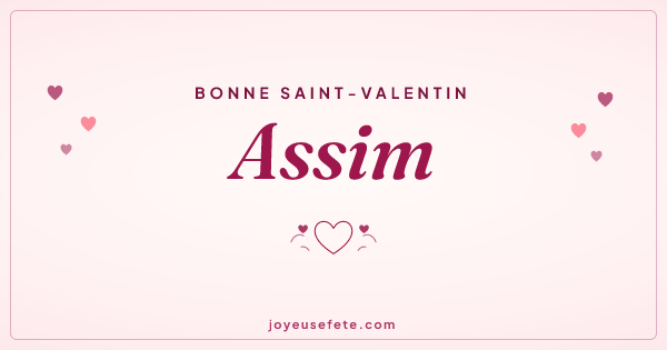 Image « Bonne Saint-Valentin Assim » au format large