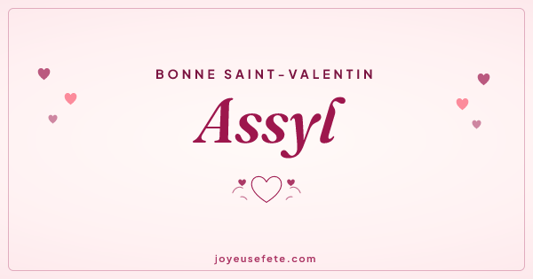 Image « Bonne Saint-Valentin Assyl » au format large