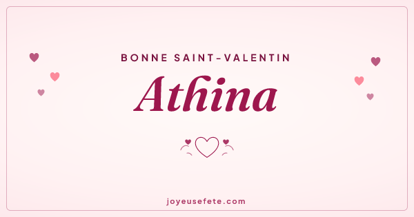 Image « Bonne Saint-Valentin Athina » au format large
