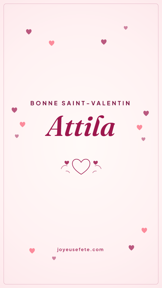 Image « Bonne Saint-Valentin Attila » au format story