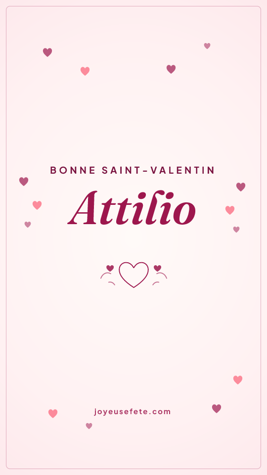 Image « Bonne Saint-Valentin Attilio » au format story