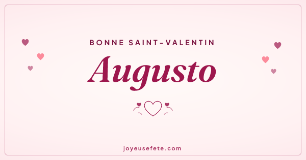 Image « Bonne Saint-Valentin Augusto » au format large