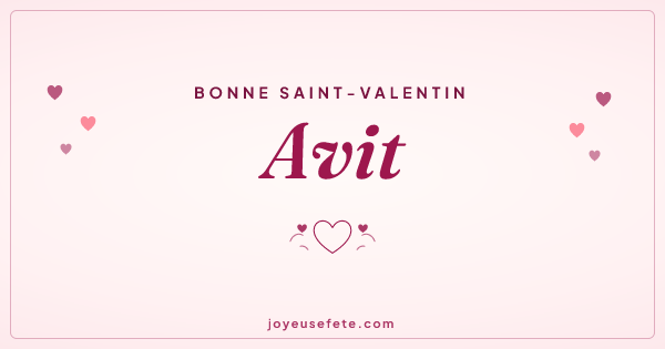 Image « Bonne Saint-Valentin Avit » au format large