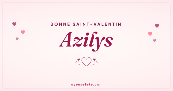 Image « Bonne Saint-Valentin Azilys » au format large