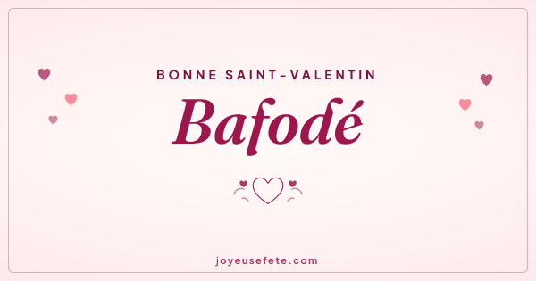 Image « Bonne Saint-Valentin Bafodé » au format large