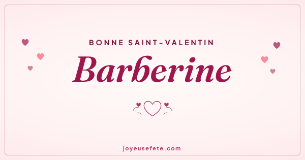 Image « Bonne Saint-Valentin Barberine » au format large