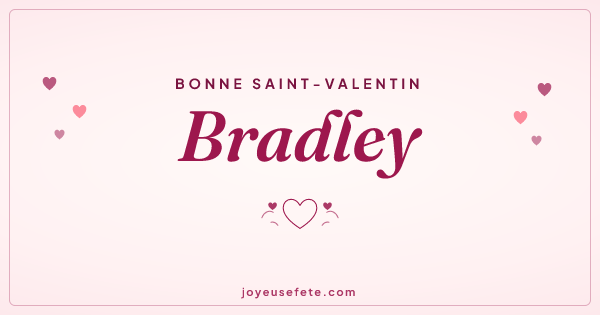 Image « Bonne Saint-Valentin Bradley » au format large