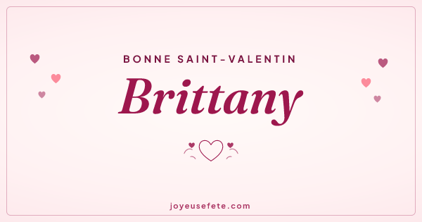Image « Bonne Saint-Valentin Brittany » au format large