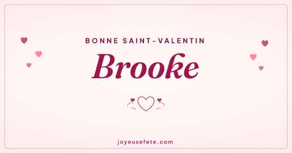 Image « Bonne Saint-Valentin Brooke » au format large