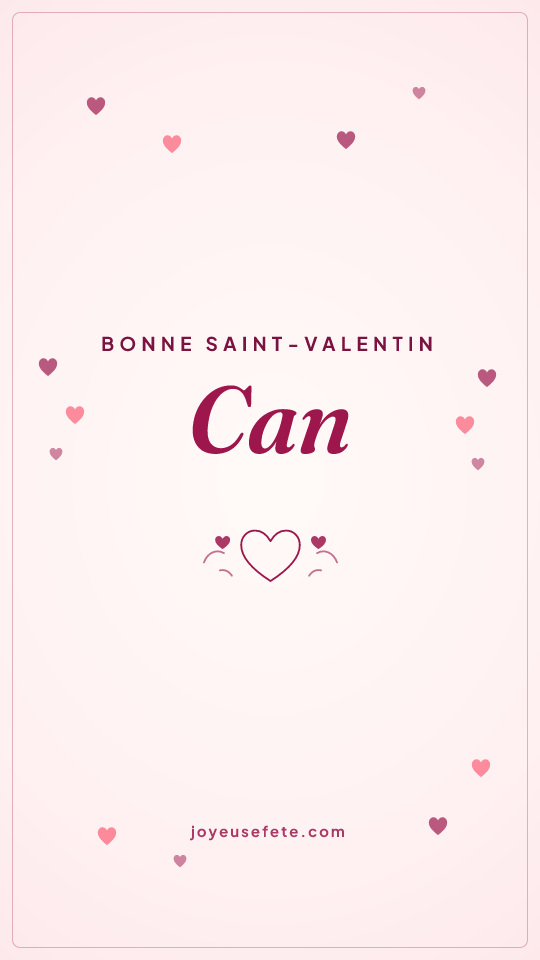 Image « Bonne Saint-Valentin Can » au format story