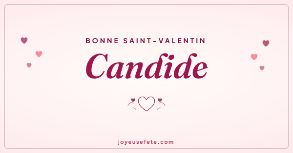 Image « Bonne Saint-Valentin Candide » au format large