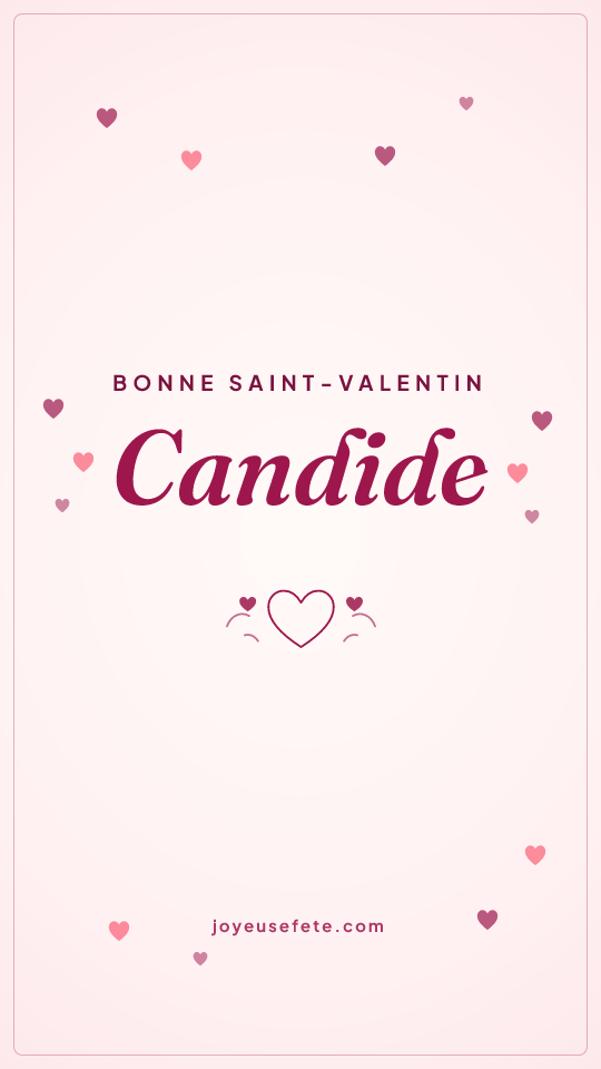 Image « Bonne Saint-Valentin Candide » au format story