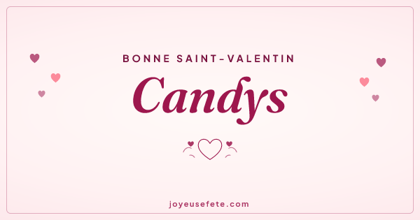 Image « Bonne Saint-Valentin Candys » au format large