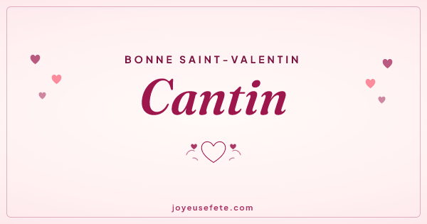 Image « Bonne Saint-Valentin Cantin » au format large