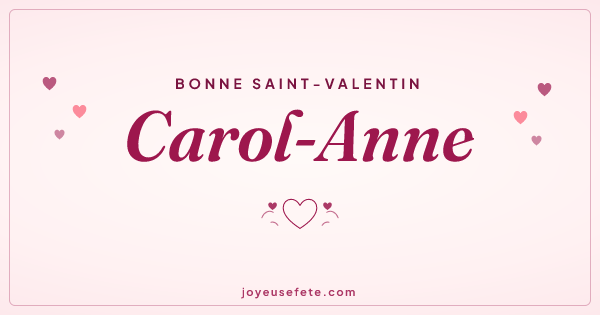 Image « Bonne Saint-Valentin Carol-Anne » au format large