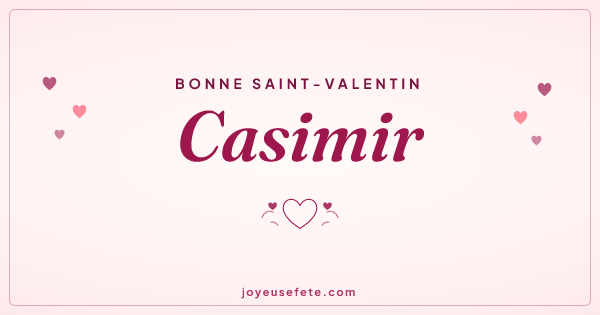 Image « Bonne Saint-Valentin Casimir » au format large