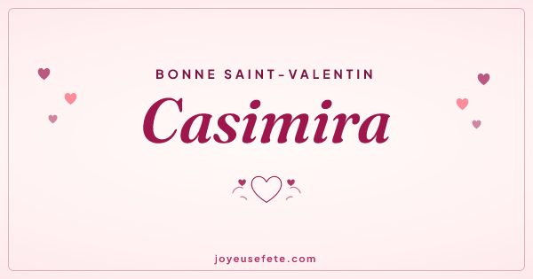 Image « Bonne Saint-Valentin Casimira » au format large